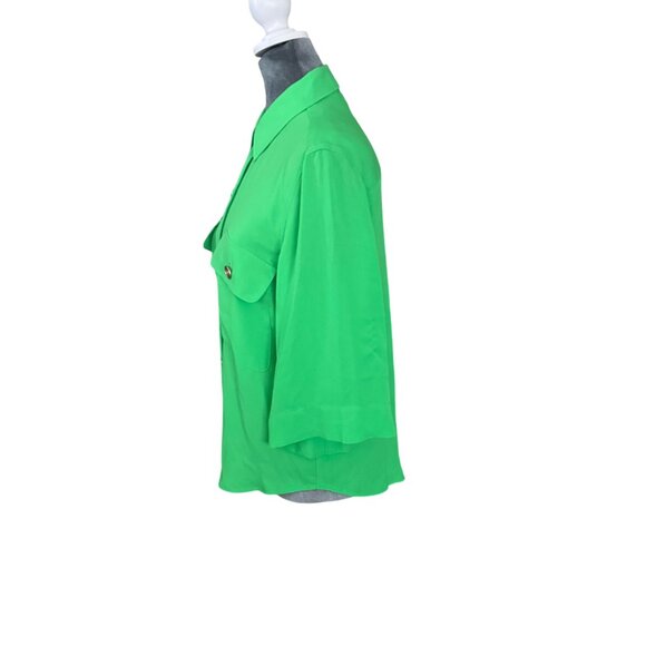 LAgence Green Womens Shirt XS - Picture 3 of 5